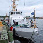 The USCGC “Seahawk” at port in Bay County.